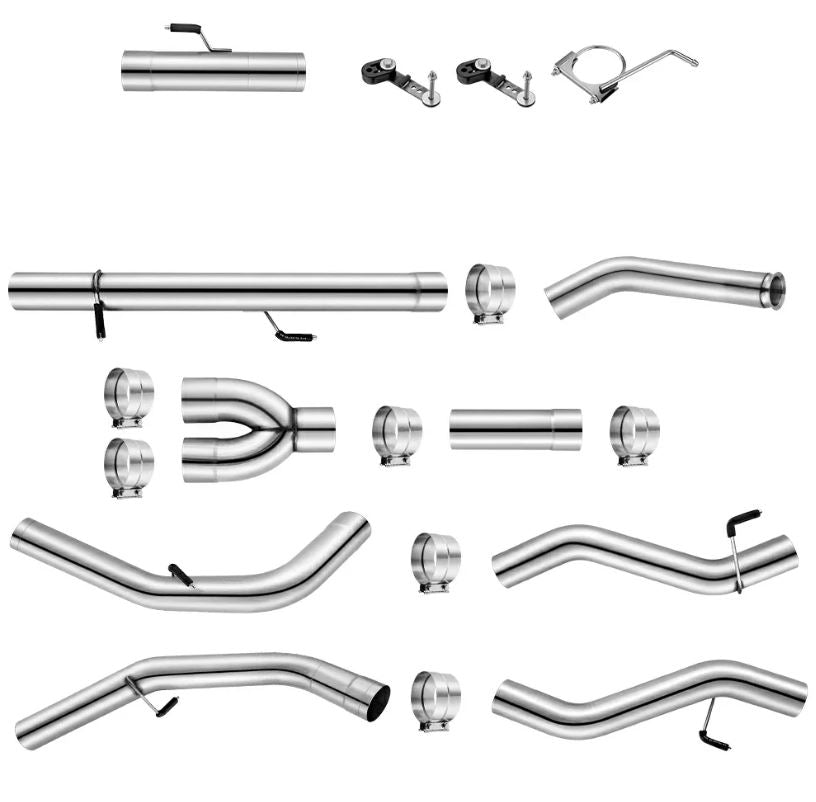 2013-2018 Exhaust - 6.7L Ram Cummins 5” TURBO Back DUAL Exhaust