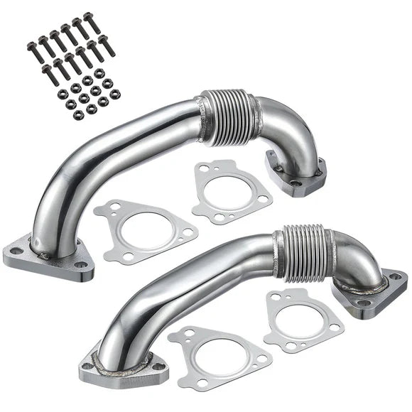 2001-2016 Up Pipe Kit - Stainless Steel - 6.6L Duramax