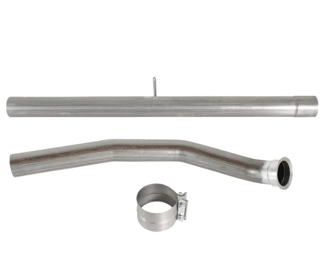 2007.5-2012 Exhaust - 4" Turbo Back Race Pipe - RAM PICKUP ONLY